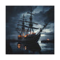 Nautical Canvas Art, Maritime Wall Decor, Boat Lover Gift, Coastal Home Decoration, Unique Gift for Ocean Enthusiasts