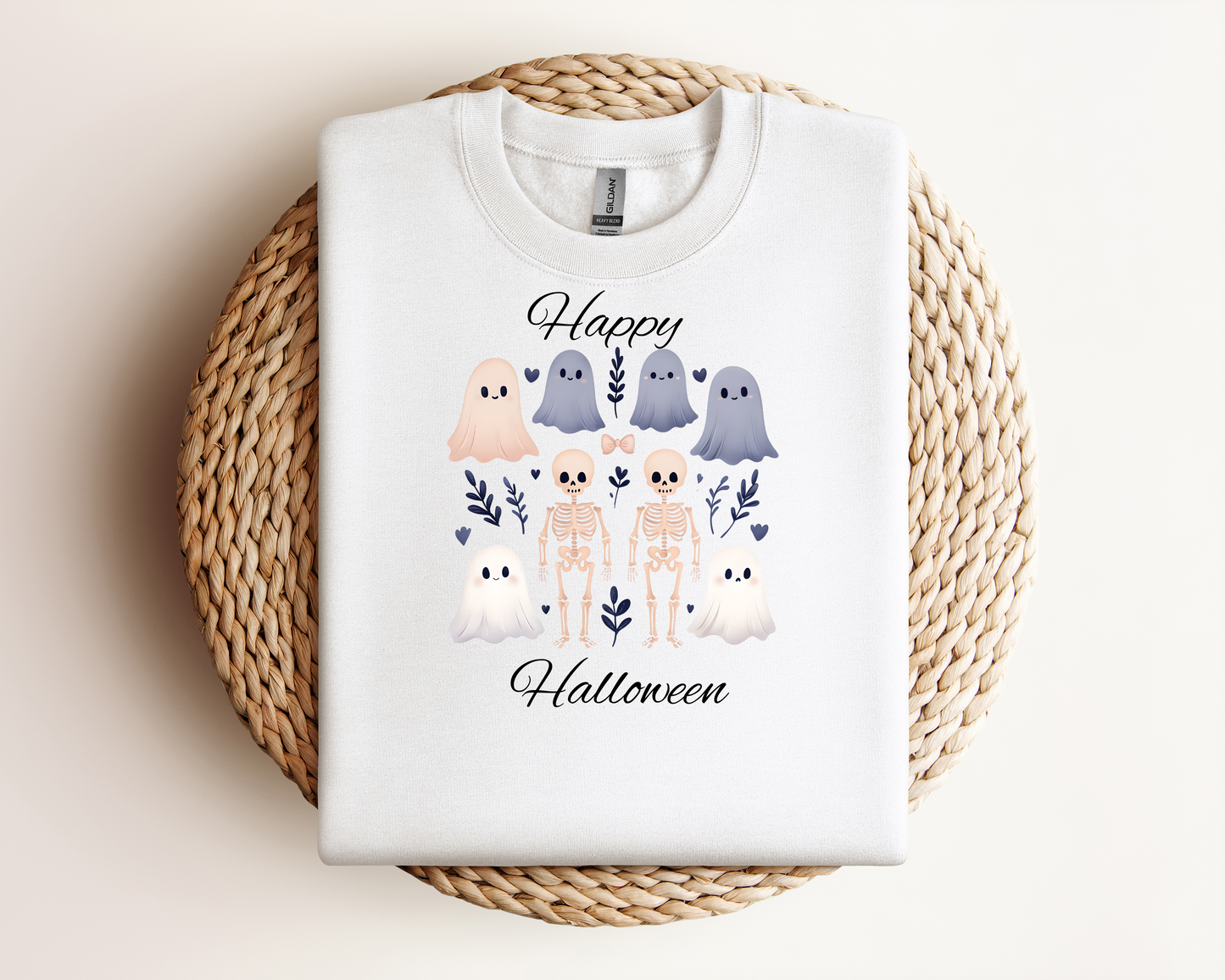 Halloween Crewneck Sweatshirt, Cute and Spooky Sweatshirt, Unisex Fall Apparel, Ghosts & Skeletons Design, Perfect for Halloween [...]