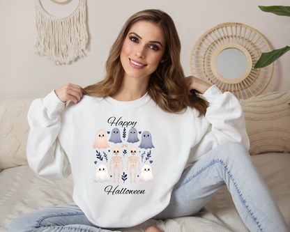 Halloween Crewneck Sweatshirt, Cute and Spooky Sweatshirt, Unisex Fall Apparel, Ghosts & Skeletons Design, Perfect for Halloween [...]
