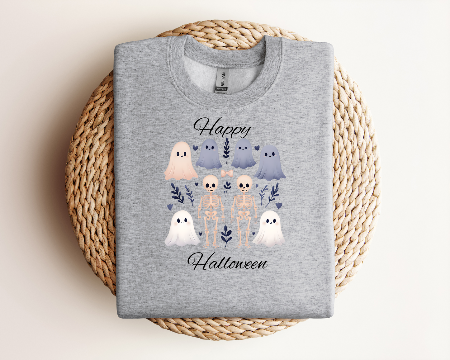 Halloween Crewneck Sweatshirt, Cute and Spooky Sweatshirt, Unisex Fall Apparel, Ghosts & Skeletons Design, Perfect for Halloween [...]
