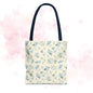 Floral Tote Bag, Stylish Shopper Bag, Reusable Grocery Tote, Floral Print Accessory, Ideal Gift for Her