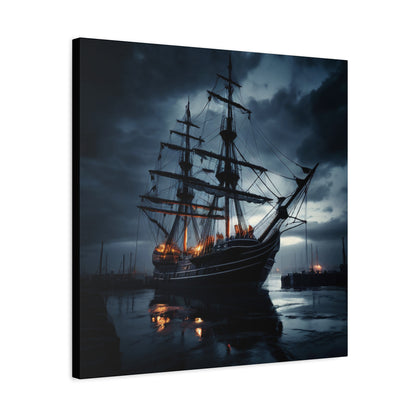 Nautical Canvas Art, Maritime Wall Decor, Boat Lover Gift, Coastal Home Decoration, Unique Gift for Ocean Enthusiasts
