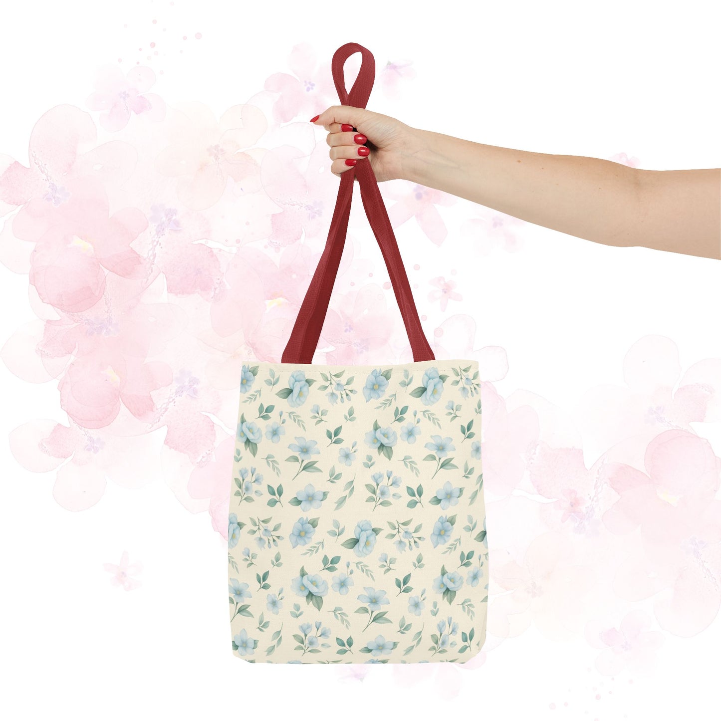 Floral Tote Bag, Stylish Shopper Bag, Reusable Grocery Tote, Floral Print Accessory, Ideal Gift for Her
