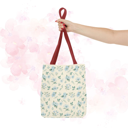 Floral Tote Bag, Stylish Shopper Bag, Reusable Grocery Tote, Floral Print Accessory, Ideal Gift for Her