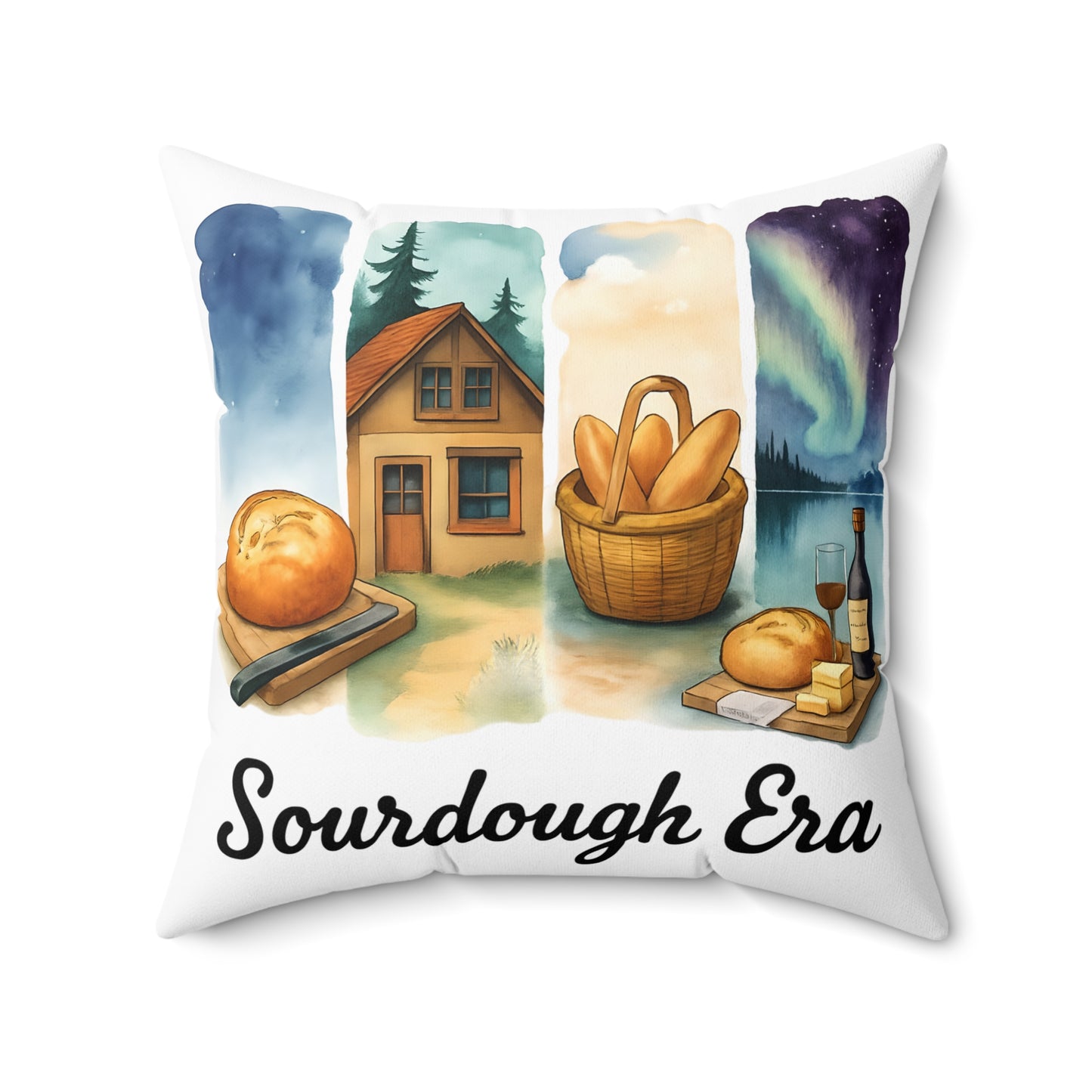 Sourdough Era Pillow, Cozy Home Decor, Bread Lover Gift, Farmhouse Accent, Kitchen Decoration. Homestead Gift,