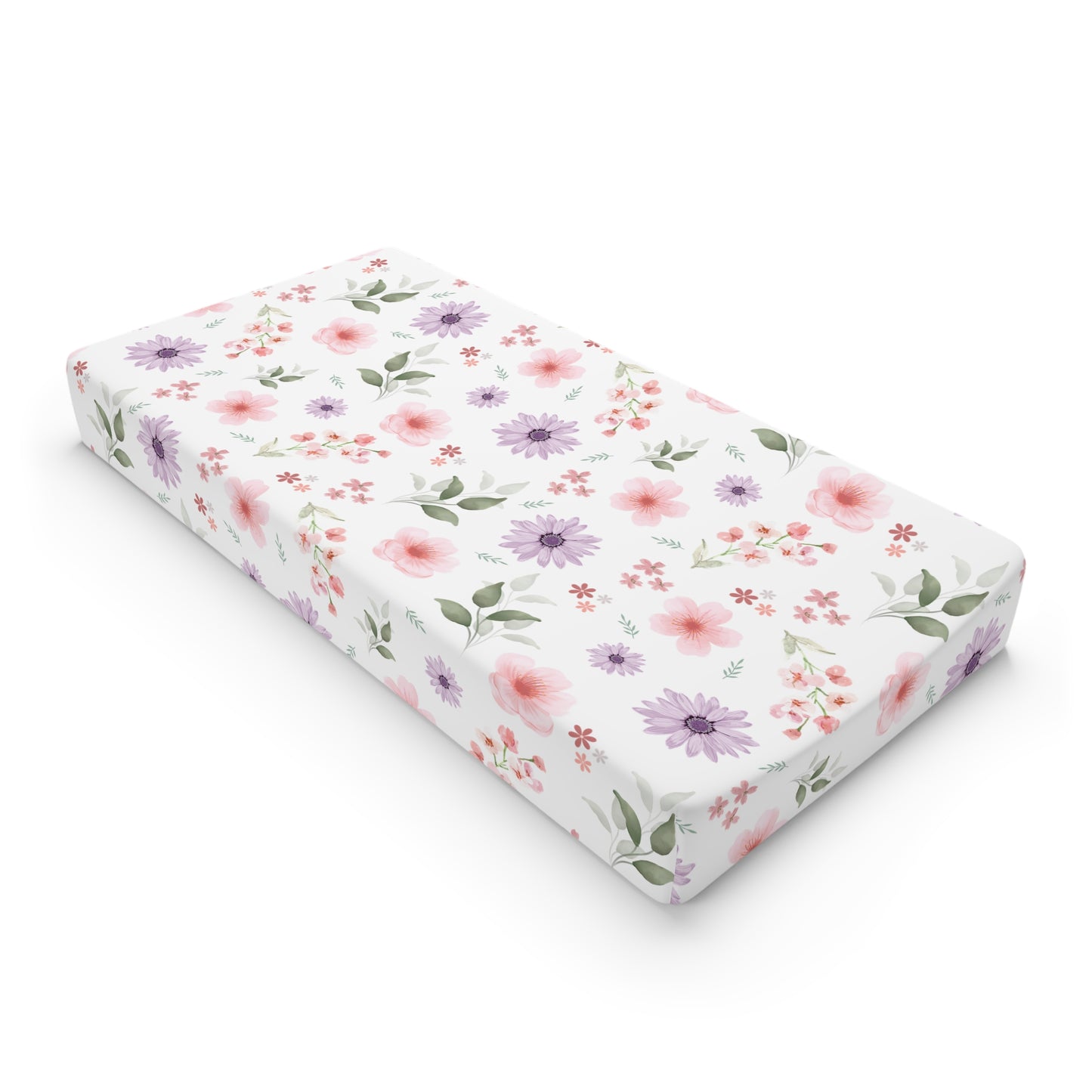 Floral Baby Changing Pad Cover - Soft and Stylish Nursery Accessory, Perfect Baby Shower Gift, Floral Nursery Decor, Baby Essentials