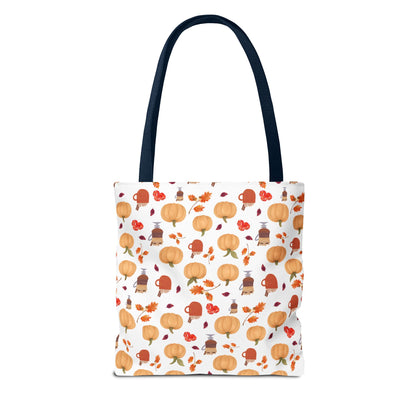 Autumn Harvest Tote Bag, Fall Accessories, Pumpkin Tote, Seasonal Shopping Bag, Thanksgiving Gift, Homestead Tote Bag