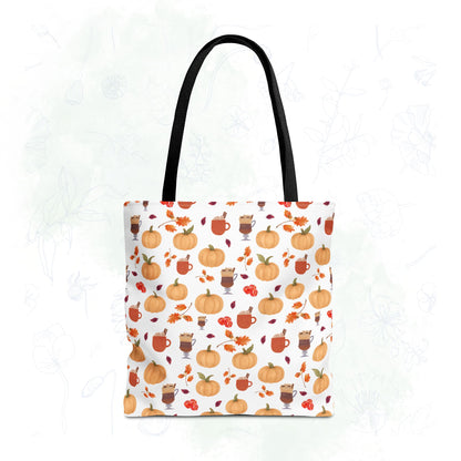 Autumn Harvest Tote Bag, Fall Accessories, Pumpkin Tote, Seasonal Shopping Bag, Thanksgiving Gift, Homestead Tote Bag