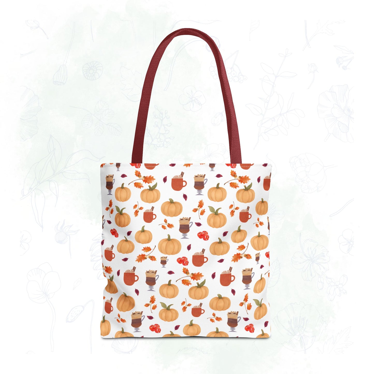 Autumn Harvest Tote Bag, Fall Accessories, Pumpkin Tote, Seasonal Shopping Bag, Thanksgiving Gift, Homestead Tote Bag