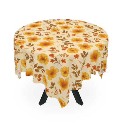 Charming Floral Tablecloth, Dining Table Decor, Spring Table Setting, Housewarming Gift, Picnic Essential, Holiday Gift, Gifts for Mom