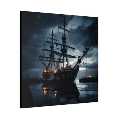 Nautical Canvas Art, Maritime Wall Decor, Boat Lover Gift, Coastal Home Decoration, Unique Gift for Ocean Enthusiasts