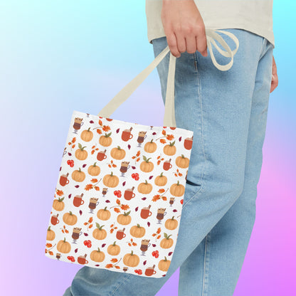 Autumn Harvest Tote Bag, Fall Accessories, Pumpkin Tote, Seasonal Shopping Bag, Thanksgiving Gift, Homestead Tote Bag