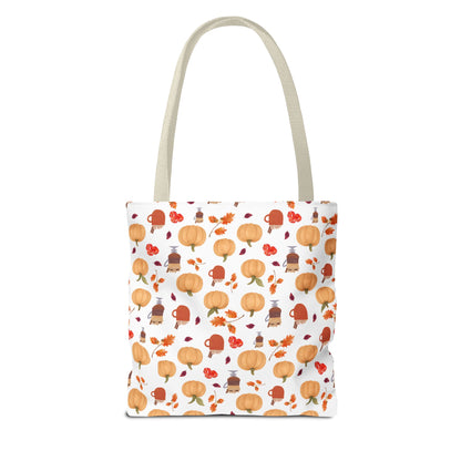 Autumn Harvest Tote Bag, Fall Accessories, Pumpkin Tote, Seasonal Shopping Bag, Thanksgiving Gift, Homestead Tote Bag