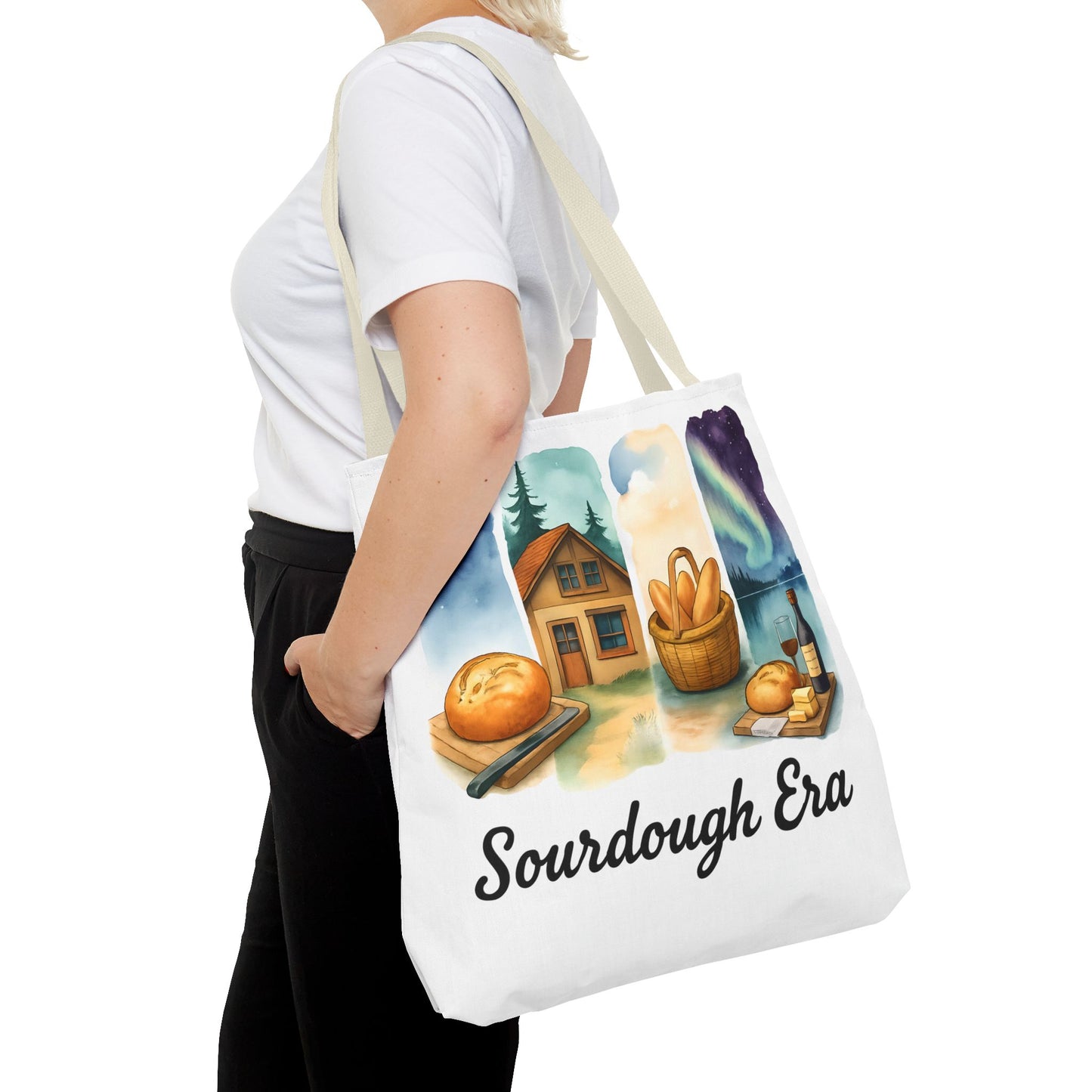 Sourdough Era Tote Bag - Artisan Bread Lovers, Farmers Market, Cooking Enthusiasts, Gift for Bakers, Sourdough Starter, Homestead