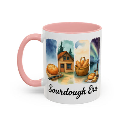 Sourdough Era Coffee Mug, Whimsical Kitchen Decor, Baker Gift, Coffee Lover's Delight, Unique Ceramic Mug, Homestead, Sourdough Starter