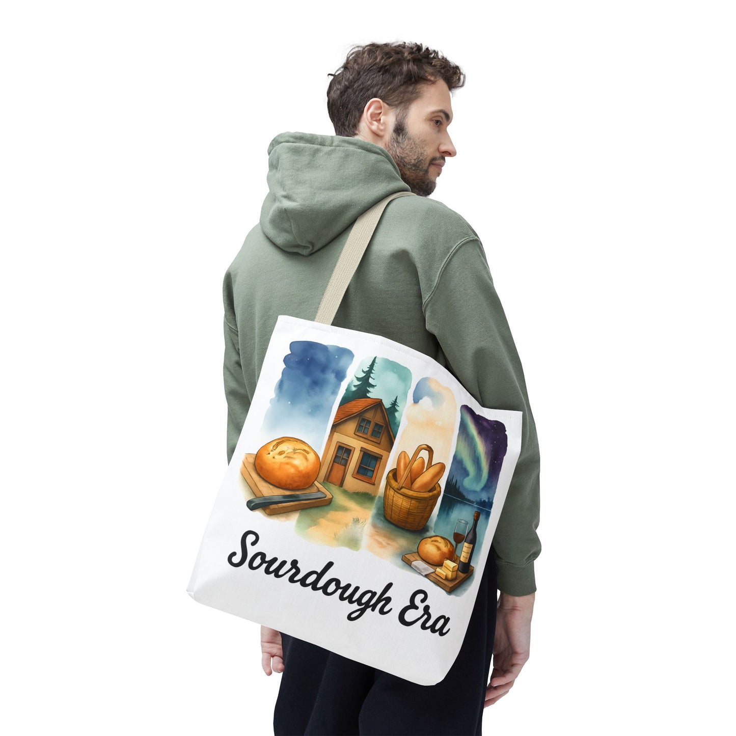 Sourdough Era Tote Bag - Artisan Bread Lovers, Farmers Market, Cooking Enthusiasts, Gift for Bakers, Sourdough Starter, Homestead