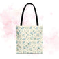 Floral Tote Bag, Stylish Shopper Bag, Reusable Grocery Tote, Floral Print Accessory, Ideal Gift for Her