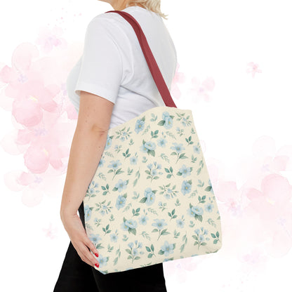 Floral Tote Bag, Stylish Shopper Bag, Reusable Grocery Tote, Floral Print Accessory, Ideal Gift for Her