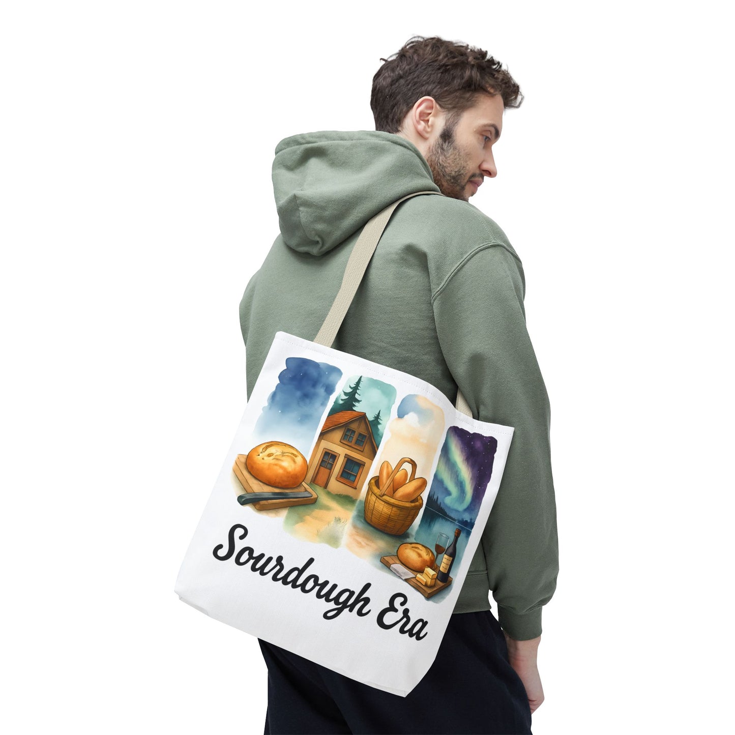Sourdough Era Tote Bag - Artisan Bread Lovers, Farmers Market, Cooking Enthusiasts, Gift for Bakers, Sourdough Starter, Homestead