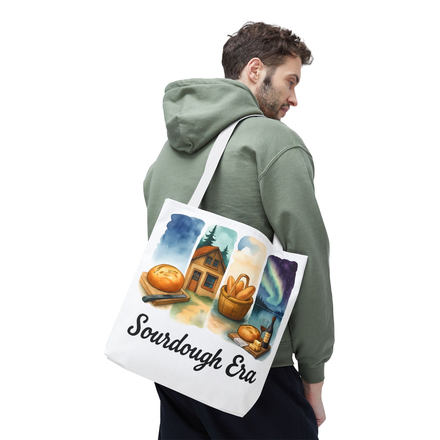 Sourdough Era Tote Bag - Artisan Bread Lovers, Farmers Market, Cooking Enthusiasts, Gift for Bakers, Sourdough Starter, Homestead