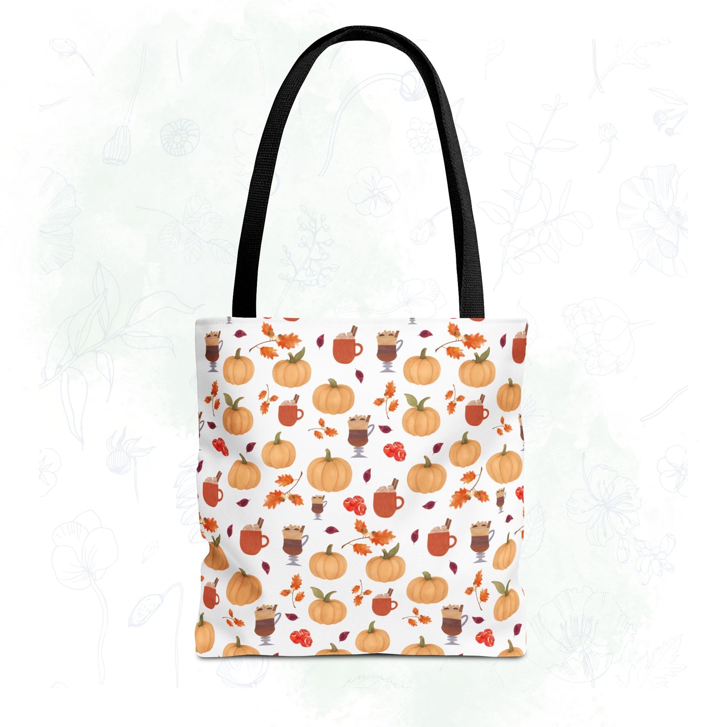 Autumn Harvest Tote Bag, Fall Accessories, Pumpkin Tote, Seasonal Shopping Bag, Thanksgiving Gift, Homestead Tote Bag