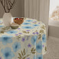 Floral Blush Tablecloth, Elegant Dining Decor, Spring Table Setting, Garden Party, Home Celebration, Blush Tablecloth, Picnic Tablecloth