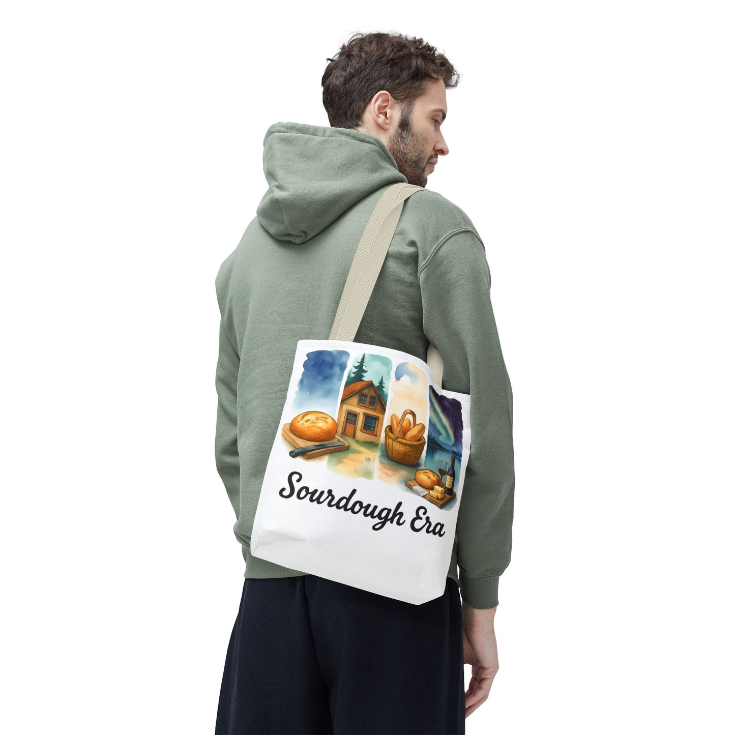 Sourdough Era Tote Bag - Artisan Bread Lovers, Farmers Market, Cooking Enthusiasts, Gift for Bakers, Sourdough Starter, Homestead