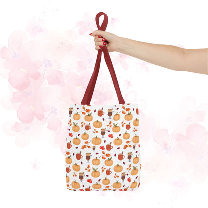 Autumn Harvest Tote Bag, Fall Accessories, Pumpkin Tote, Seasonal Shopping Bag, Thanksgiving Gift, Homestead Tote Bag