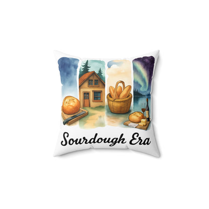 Sourdough Era Pillow, Cozy Home Decor, Bread Lover Gift, Farmhouse Accent, Kitchen Decoration. Homestead Gift,