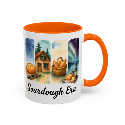 Sourdough Era Coffee Mug, Whimsical Kitchen Decor, Baker Gift, Coffee Lover's Delight, Unique Ceramic Mug, Homestead, Sourdough Starter