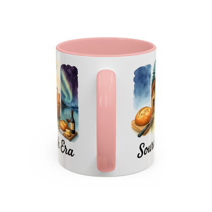 Sourdough Era Coffee Mug, Whimsical Kitchen Decor, Baker Gift, Coffee Lover's Delight, Unique Ceramic Mug, Homestead, Sourdough Starter