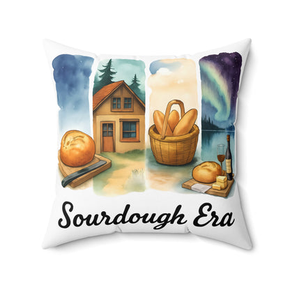 Sourdough Era Pillow, Cozy Home Decor, Bread Lover Gift, Farmhouse Accent, Kitchen Decoration. Homestead Gift,