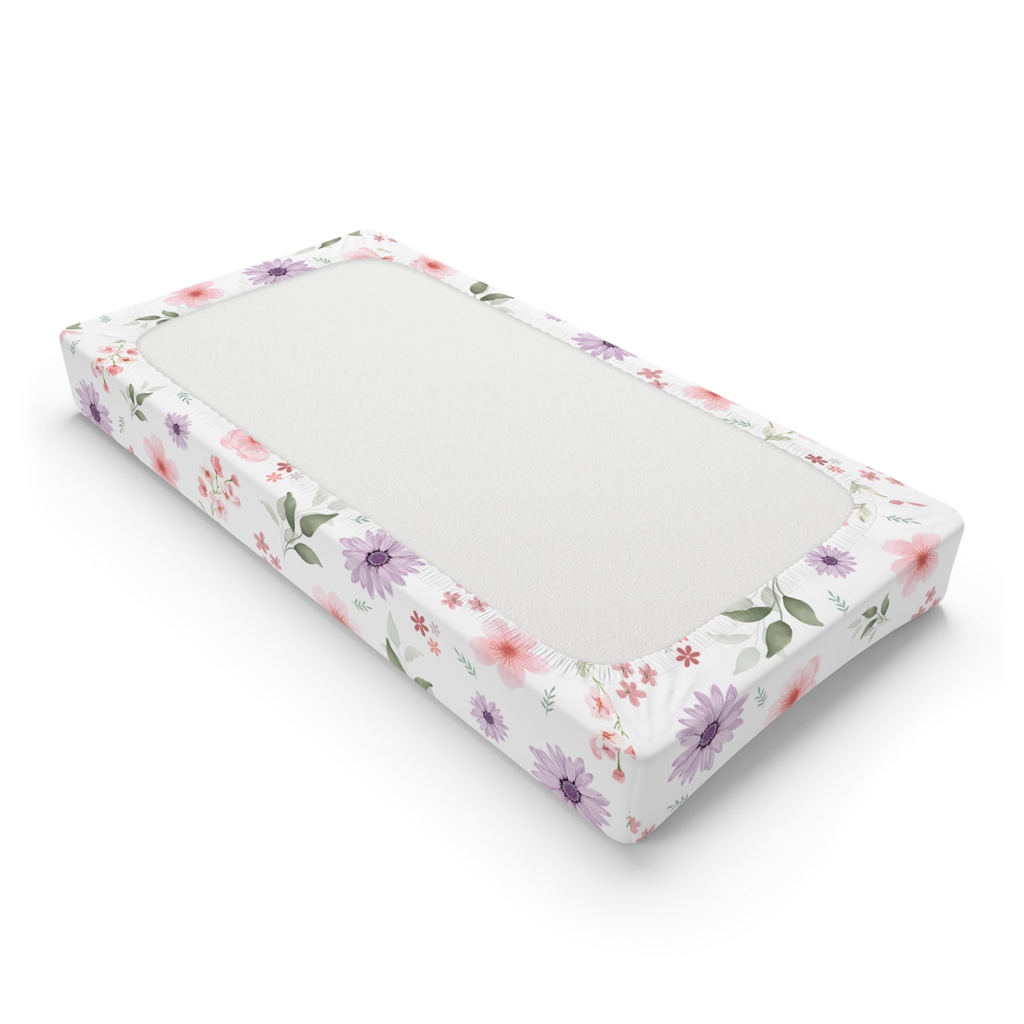 Floral Baby Changing Pad Cover - Soft and Stylish Nursery Accessory, Perfect Baby Shower Gift, Floral Nursery Decor, Baby Essentials