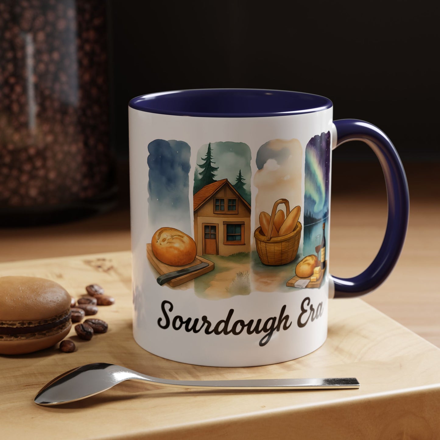 Sourdough Era Coffee Mug, Whimsical Kitchen Decor, Baker Gift, Coffee Lover's Delight, Unique Ceramic Mug, Homestead, Sourdough Starter