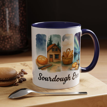 Sourdough Era Coffee Mug, Whimsical Kitchen Decor, Baker Gift, Coffee Lover's Delight, Unique Ceramic Mug, Homestead, Sourdough Starter