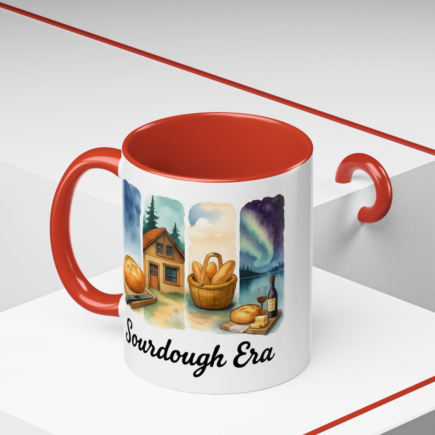 Sourdough Era Coffee Mug, Whimsical Kitchen Decor, Baker Gift, Coffee Lover's Delight, Unique Ceramic Mug, Homestead, Sourdough Starter