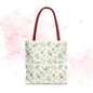 Floral Tote Bag, Stylish Shopper Bag, Reusable Grocery Tote, Floral Print Accessory, Ideal Gift for Her