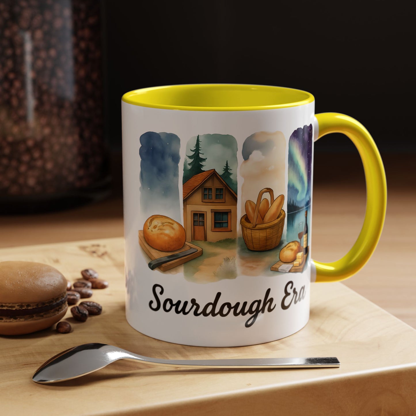 Sourdough Era Coffee Mug, Whimsical Kitchen Decor, Baker Gift, Coffee Lover's Delight, Unique Ceramic Mug, Homestead, Sourdough Starter