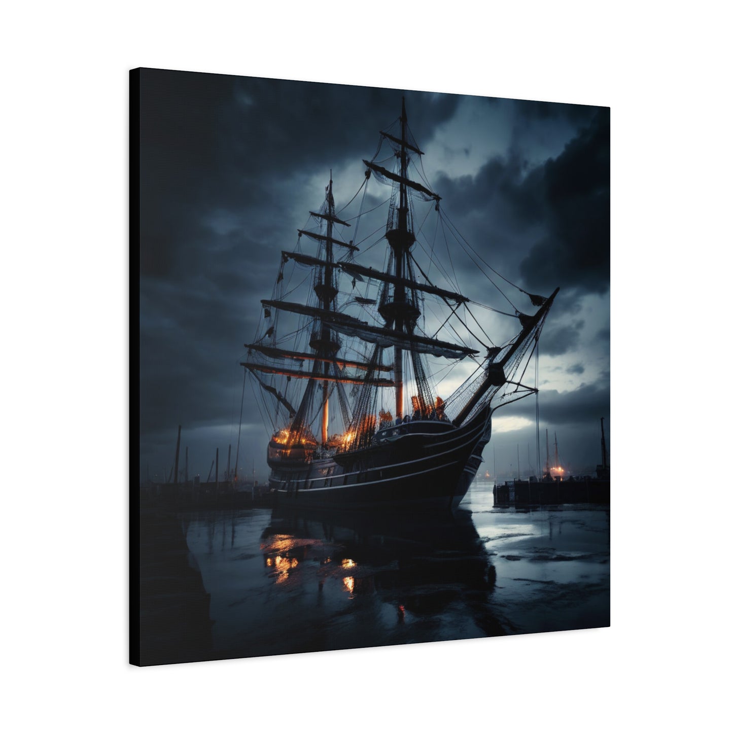 Nautical Canvas Art, Maritime Wall Decor, Boat Lover Gift, Coastal Home Decoration, Unique Gift for Ocean Enthusiasts