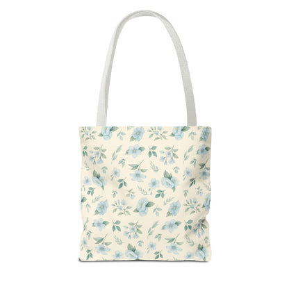 Floral Tote Bag, Stylish Shopper Bag, Reusable Grocery Tote, Floral Print Accessory, Ideal Gift for Her