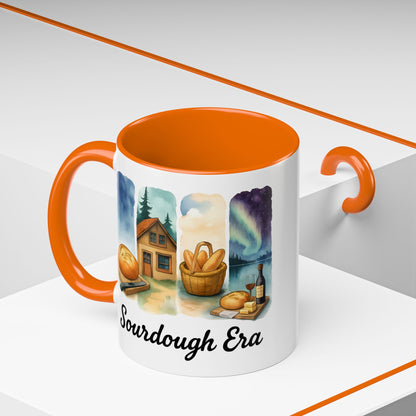 Sourdough Era Coffee Mug, Whimsical Kitchen Decor, Baker Gift, Coffee Lover's Delight, Unique Ceramic Mug, Homestead, Sourdough Starter