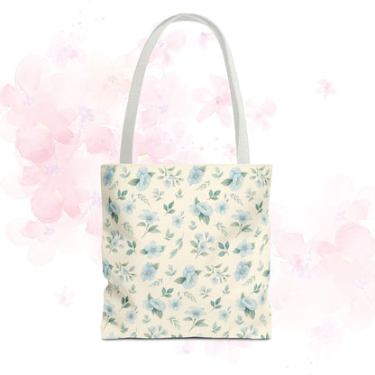 Floral Tote Bag, Stylish Shopper Bag, Reusable Grocery Tote, Floral Print Accessory, Ideal Gift for Her