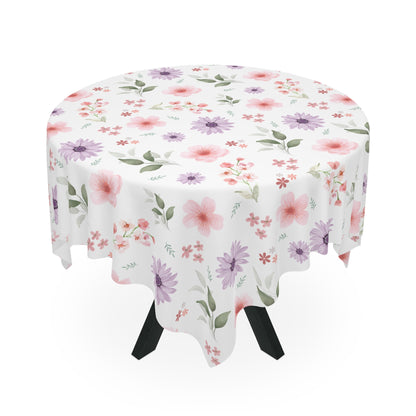 Floral Tablecloth Decor - Elegant Dining Essential for Parties, Picnics, Weddings, Home Decor, Table Covering
