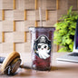 Cute Pirate Ghost Acrylic Cup, Kawaii Drink Tumbler, Personalized Cup, Halloween Gift, Kids Party Favorite, Fun Sippy Cup
