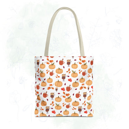Autumn Harvest Tote Bag, Fall Accessories, Pumpkin Tote, Seasonal Shopping Bag, Thanksgiving Gift, Homestead Tote Bag