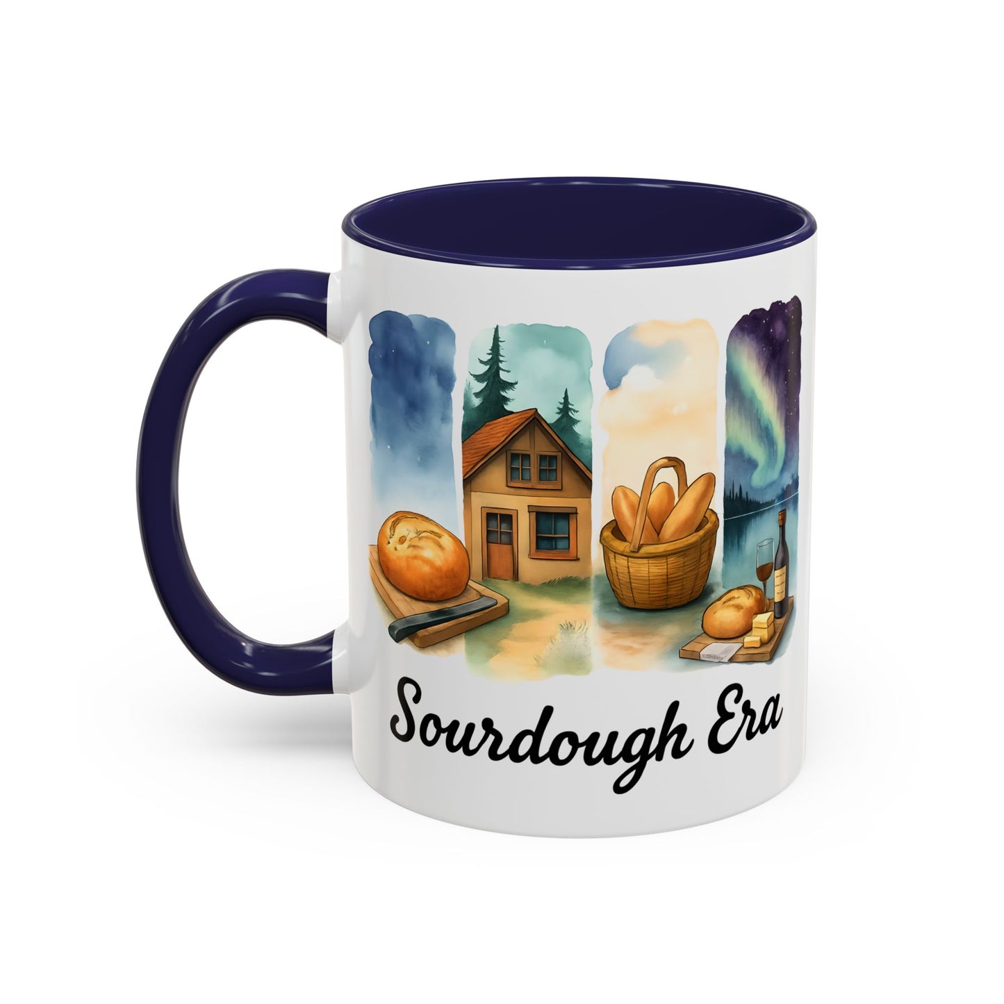 Sourdough Era Coffee Mug, Whimsical Kitchen Decor, Baker Gift, Coffee Lover's Delight, Unique Ceramic Mug, Homestead, Sourdough Starter