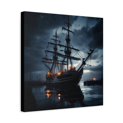 Nautical Canvas Art, Maritime Wall Decor, Boat Lover Gift, Coastal Home Decoration, Unique Gift for Ocean Enthusiasts