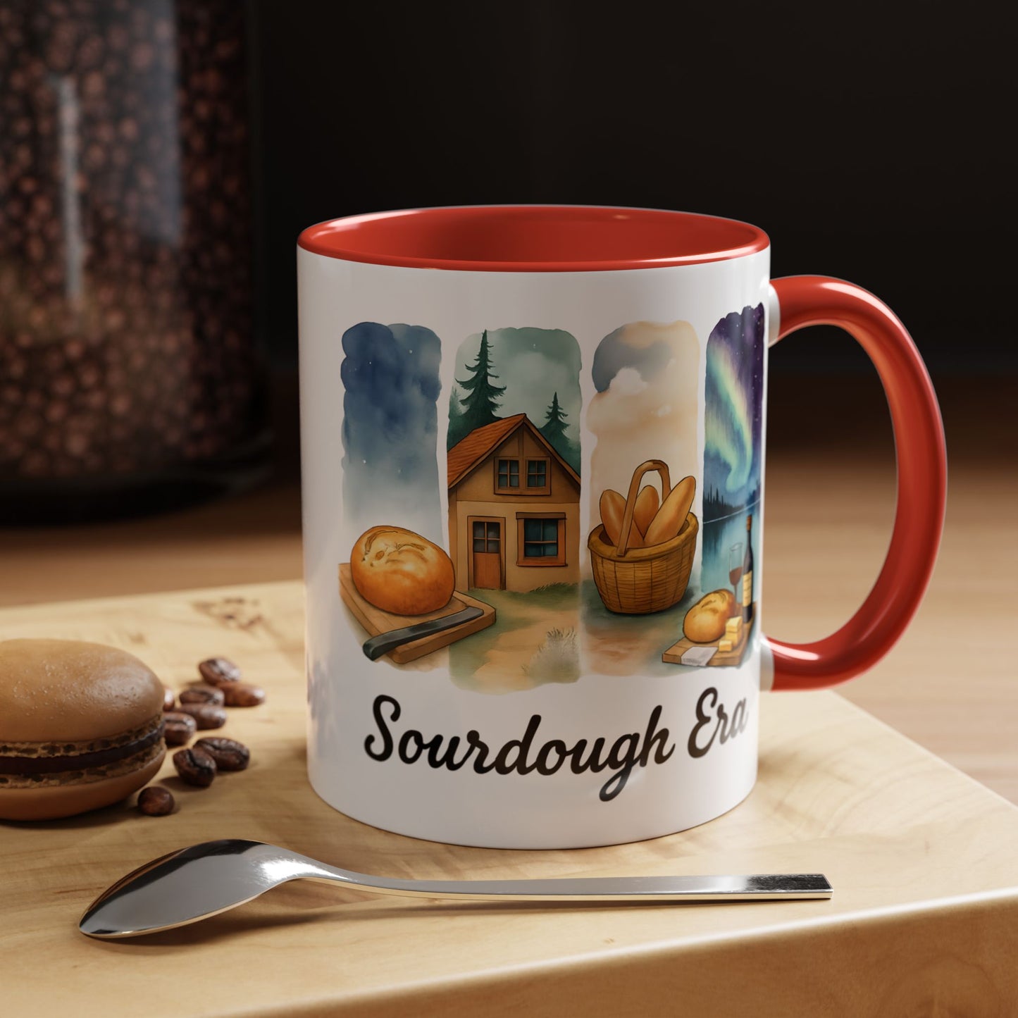 Sourdough Era Coffee Mug, Whimsical Kitchen Decor, Baker Gift, Coffee Lover's Delight, Unique Ceramic Mug, Homestead, Sourdough Starter