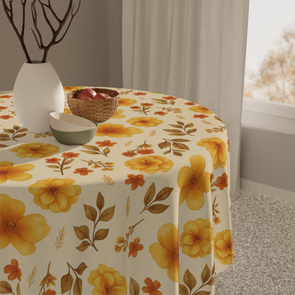 Charming Floral Tablecloth, Dining Table Decor, Spring Table Setting, Housewarming Gift, Picnic Essential, Holiday Gift, Gifts for Mom