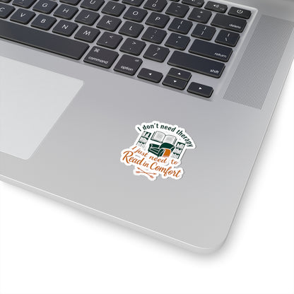 Cozy Reading Kiss-Cut Stickers | Perfect for Book Lovers, Laptops, Journals, Gifts, Home Decor, Funny Stickers